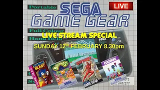 Sega Game Gear  Live Stream Special - Gameplay & Chat