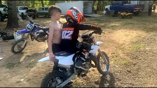 Introducing Mason's New 65 Dirt Bike