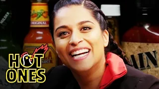 Lilly Singh Fears for Her Life While Eating Spicy Wings | Hot Ones