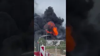 Huge Fire Explosion Breaks Out At Geneva Airport Switzerland | ระเบิดที่สนามบินเจนีวา สวิตเซอร์แลนด์