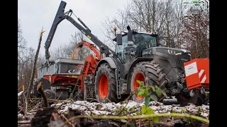 517 PS am Holzhacken/ Black Fendt 1050 Vario/ Eschlböck Biber 92/ Sound ohne Ende 📢🔊