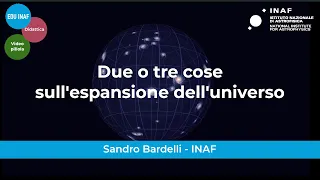 Due o tre cose sull'espansione dell'universo