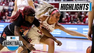 Maryland at Indiana | Highlights | Big Ten Women's Basketball | Jan. 12, 2023