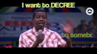 PASTOR E.A ADEBOYE.. PROPHETIC DECLARATION.