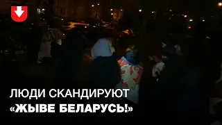 Жители микрорайона "Сухарево" вышли на марш вечером 27 ноября