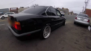 BMW E34 WITH THE LOUD EXHAUST!