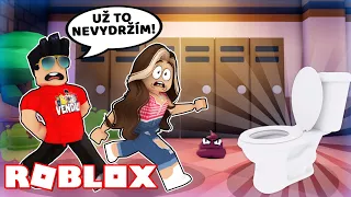 POTŘEBUJEME S VENDOU NA ZÁCHOD!😨🚽💩 Roblox Don't Poop Yourself at School! w/@VendaliRoblox