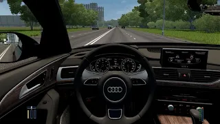 Audi A6 3.0 TFSI | Pov Test Drive | City Car Driving 🌇