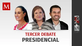 Tercer Debate Presidencial 2024 en México #debatepresidencial2024