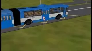 Bus, tram and trolley bus. Автобус, трамвай и троллейбус. Развивающий мультик для детей