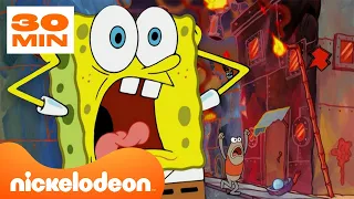 Губка Боб | Все бедствия Бикини Боттом! | Nickelodeon Cyrillic