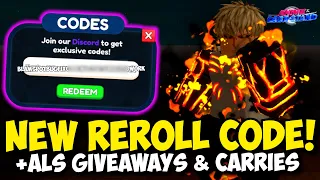 [New Reroll CODE] Giving TONS of REROLLS! & Anime Last Stand Dev Stream!