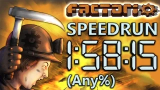 Factorio Speedrun in 1:58:15 by AntiElitz (any%) [0.14 World Record]