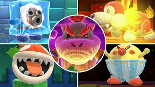 Yoshi's Woolly World - All Bosses