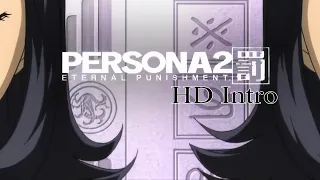 Persona 2 Eternal Punishment PSP 4K HD Intro with Remastered Audio