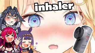 They discover a funny item at Lethal Company -Inhaler- | Ame IRyS Ina and Kronii |『Hololive』