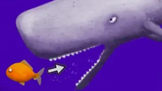 МАЛЕНЬКАЯ РЫБКА Tasty Blue #13 Голодный кит хочет съесть корабль и золотую рыбку Кида #КРУТИЛКИНЫ