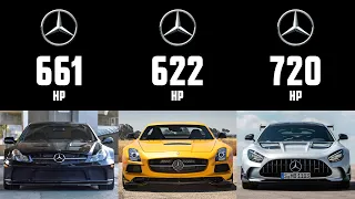 Car Spec Comparison: Mercedes-AMG Black Series - SL 65 vs SLS vs GT | 4enthusiasts