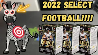 2022 Select Football Blaster Box Review! Zebra Hunting! (Target)