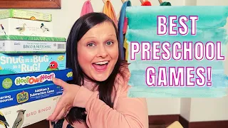 EDUCATIONAL PRESCHOOL GAMES | The Best Board Games and Card Games for Preschoolers | GAMESCHOOLING