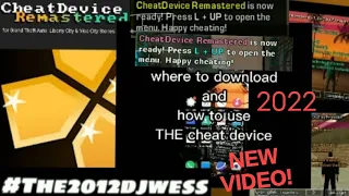 How to install the cheat device for both GTA VCS and GTA LCS in PPSSPP emulator (for android) (2022)