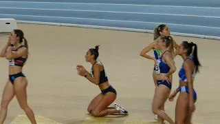 60 m Hurdles Women Anamaria Nesteriuc (ROU) 1. Place 27th Balkan Indoor Championships Istanbul 2022