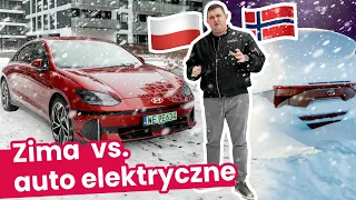 AUTO ELEKTRYCZNE kontra PRAWDZIWA ZIMA