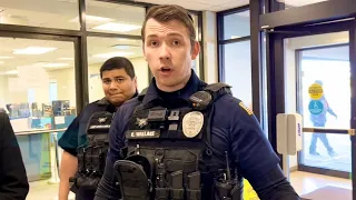 (Must See) I ESCAPED from this OFFICER!!! "YOURE DETAINED"  First Amendment Audit FAIL