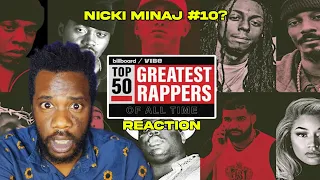 Who Made the List?! Reacting to the Top 50 Greatest Rappers of ALL TIME