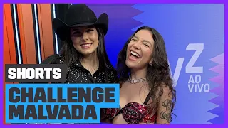 Priscilla e Ana Castela fazem o CHALLENGE de MALVADA, do ZÉ FELIPE | TVZ Priscilla | #Shorts