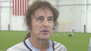 Iron Maiden plays soccer in Westfield, Indiana