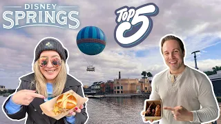 Top 5 BEST Disney Springs Quick Service Restaurants 2024 | Walt Disney World Food Crawl & Reviews