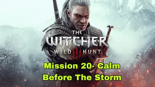 The Witcher 3: Wild Hunt- Mission 20- Calm Before The Storm