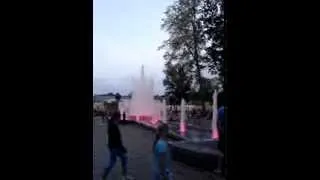 Dancing fountain in Druskininkai