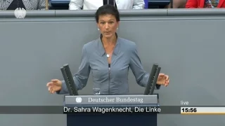 Das Lügenwort "Freihandelsabkommen - TTIP/CETA" Sahra Wagenknecht 11.05.2016 - Bananenrepublik