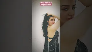 Shazeal Shaukat Slays In Saree #shorts #shazealshaukat #shazealshoukat #viral #youtubeshorts #saree