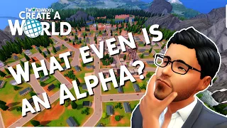 We Need to Talk about the Create A World Alpha - The Sims 4