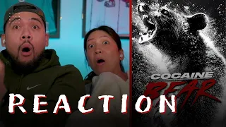 COCAINE BEAR (2023) | We were NOT PREPARED for this one | First time watching | Movie Reaction