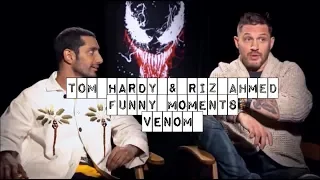 Tom Hardy & Riz Ahmed || Funny moments Venom Movie