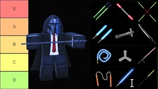 The Official Roblox Saber Showdown Tier list Awesome