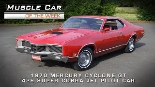 1970 Mercury Cyclone GT 429 Super Cobra Jet Pilot Car Muscle Car Of The Week Video #35