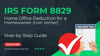 TurboTax 2022 Form 1040 - Home Office Deduction for a Homeowner