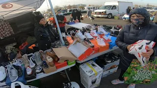 SHE TRIED TO STEAL THIS SNEAKER DEAL FROM ME AT THE FLEA MARKET BUT I COULDN’T LET IT HAPPEN!!!!