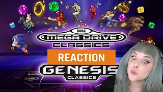 My reaction to the Sega Mega Drive 2 & Sega Genesis Mini 2 Full Game List Trailer | GAMEDAME REACTS