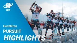 World Cup 23/24 Hochfilzen: Men Pursuit Highlights