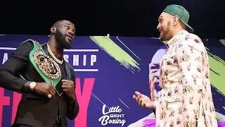 HEAR WHAT WILDER & FURY WE'RE TELLING EACH OTHER IN THE FACE OFF