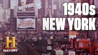 A Tour of 1940s New York City | Flashback | History