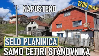 NAPUŠTENO SELO PLANINICA BUGOJNO BiH (Selo s četiri čovjeka)