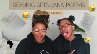 READING SETSWANA POEMS