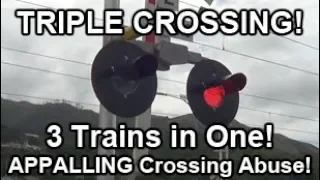 TRIPLE CROSSING | Linden Level crossing, Collins Ave. | Brand New Equipment